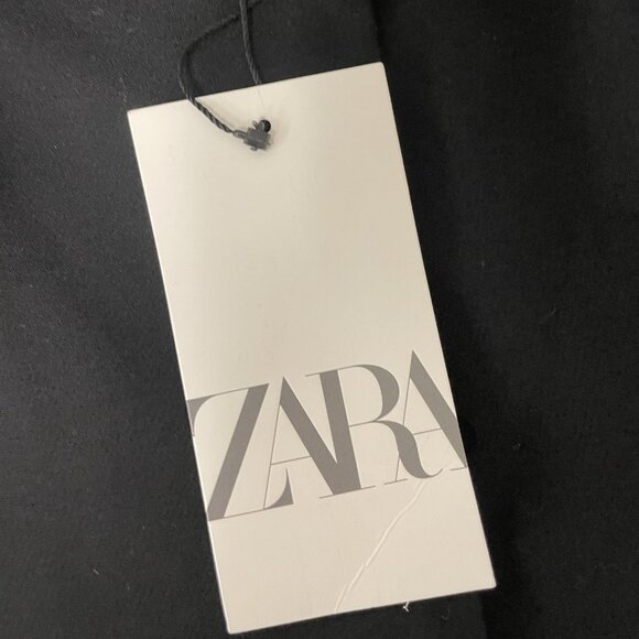 Zara Womens Blazer Suit Jacket M Medium Black Lined Single Breasted 8616/595 NWT - Picture 4 of 13